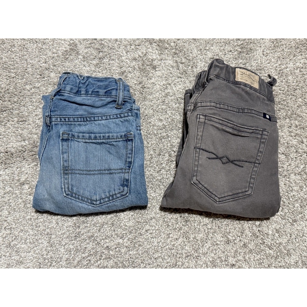 Lot of 2 Youth Boy's Children's Place Jeans Lucky‎ Brand Gray Pants Size 10